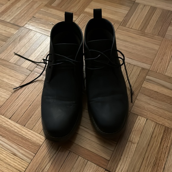 Men’s toecap boots black/dark grey - Picture 2 of 3